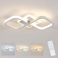 Comely Plafonnier LED Dimmable Moderne 3000K-6500K, 40W 4500LM Lampe de Plafond LED Salon avec Télécommande, Luminaire Plafonnier Design Carré pour Cuisine Couloir Salon Chambre

