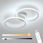 Ceiling Light - White Aluminium Frame, Tunable and Dimmable