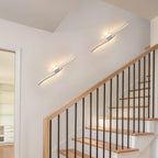 Applique da parete - Telaio in alluminio bianco, Luce calda