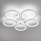 Ceiling Light - White Acrylic Frame, White Light