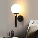 Wall Light - Black Glass Frame