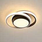 Deckenleuchte - Rahmen aus Schwarz-Weiß-Aluminium, Naturlicht