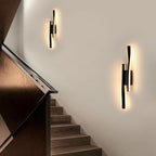 Comely Applique Murale Intérieur LED, 16W 2500LM Design Minimaliste Lampe Murale Moderne, Ligne Noire Applique Murale LED pour Chambre Salon Salle à Manger Couloir, Blanc chaud 3000K