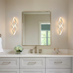 Wall Light - White Aluminium Frame, Warm Light