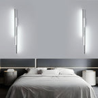 Wall Light - Black Aluminium Frame, White Light