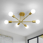 Ceiling Light - Gold Metal Frame