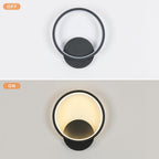 Wall Light - Black Metal Frame, Warm Light