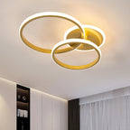 Ceiling Light - Gold Acrylic Frame, Warm Light
