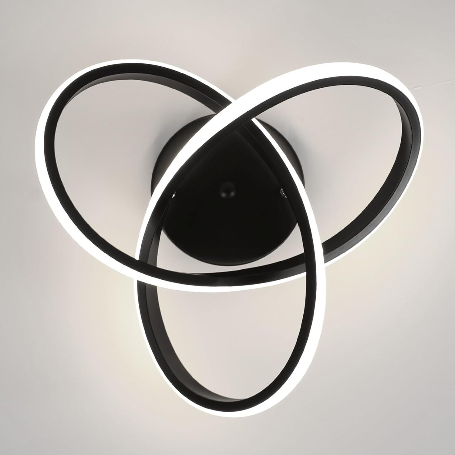 Ceiling Light - Black Aluminium Frame, Natural Light