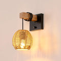 Wall Light - Black Metal Frame