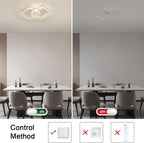 Ceiling Light - White Aluminium Frame, Natural Light