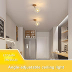 Ceiling Light - White Metal Frame