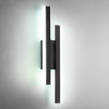 Lampada da parete - Struttura in acrilico nero, luce bianca