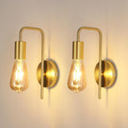 Wall Light - Gold Metal Frame