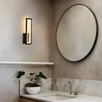 Wall Light - Black Acrylic Frame, Warm Light