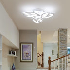 Ceiling Light - White Acrylic Frame, White Light