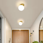 Comely Applique Murale Interieur, Or Lampe Murale E27 Globe, Luminaire Applique Industrielle Éclairage Décoratif pour Salon, Chambre, Couloir et Escalier