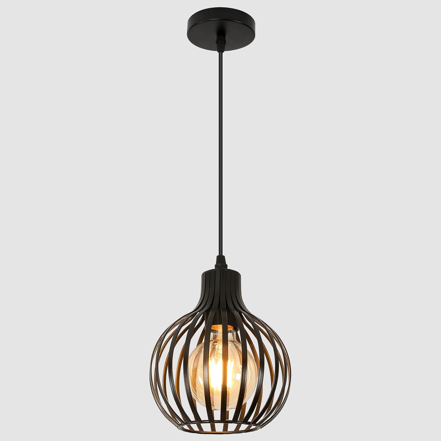 Chandeliers - Black Metal Frame