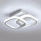 Ceiling Light - White Aluminium Frame, White Light