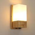 Wall Light - Wood Glass Frame
