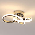 Ceiling Light - Chrome Aluminium Frame, White Light