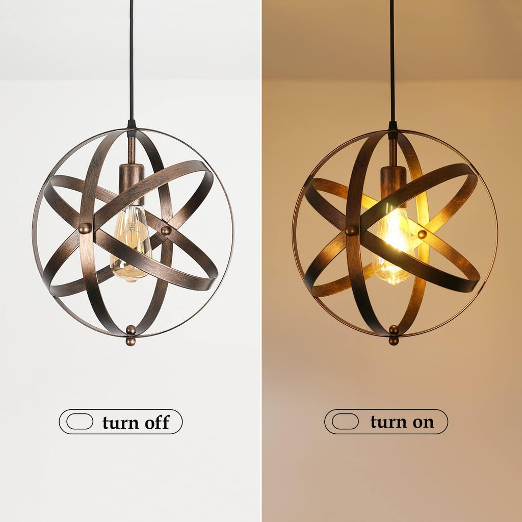 Chandeliers - Gold Metal Frame