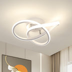 Plafoniera - Struttura in alluminio bianco, luce naturale