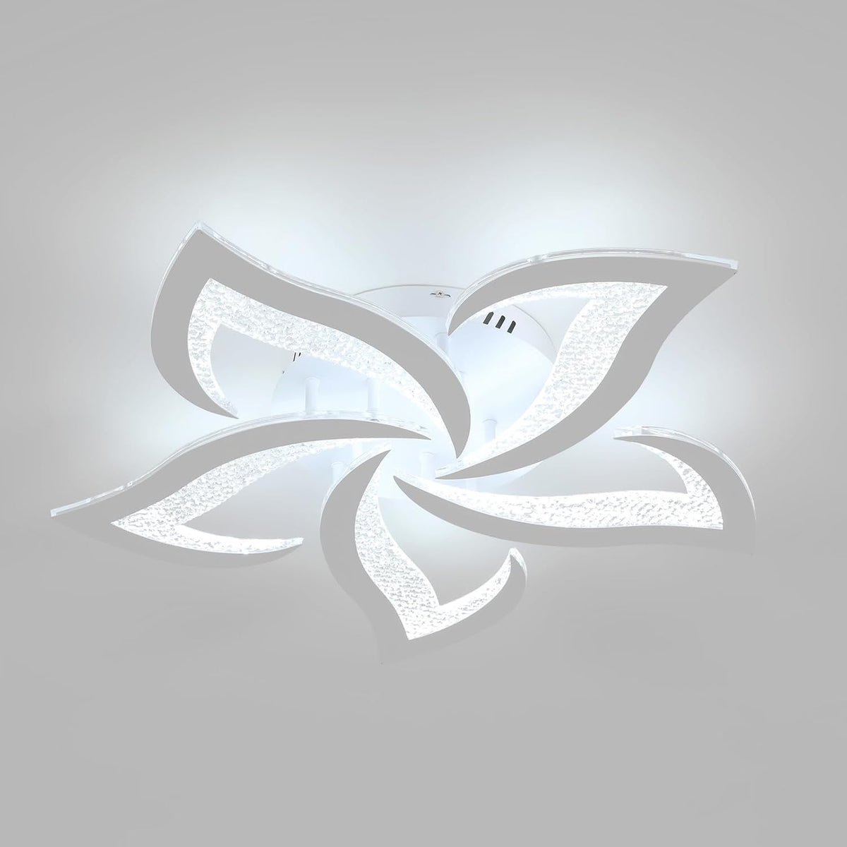 Ceiling Light - White Acrylic Frame, White Light