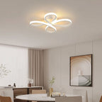 Ceiling Light - White Aluminium Frame, Warm Light