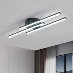 Ceiling Light - Black Aluminium Frame, White Light