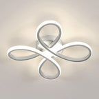 Comely Plafonnier LED Moderne, 30W Lampe de Plafond, Luminaire Plafonnier LED pour Chambre salon, Salle à manger Cuisine, Lumière Neutre 4500K, Argent