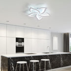 Comely Plafonnier LED, Luminaire Plafonnier 60W 6750LM, Lampe de Plafond Moderne de Pétale pour Salon Chambre Cuisine Salle à Manger, Blanc Froid 6500K, Dia 60cm