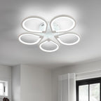 Ceiling Light - White Acrylic Frame, White Light