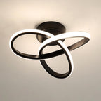 Deckenleuchte – schwarzer Aluminiumrahmen, Naturlicht