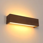 Wall Light - Wood Plastic Frame, Warm Light