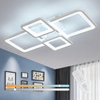 Ceiling Light - White Acrylic Frame, Tunable and Dimmable