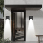 Wall Light - Black Metal Frame, White Light