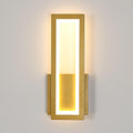 Wall Light - Gold Acrylic Frame, Warm Light