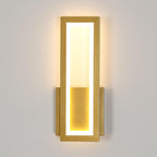 Wall Light - Gold Acrylic Frame, Warm Light