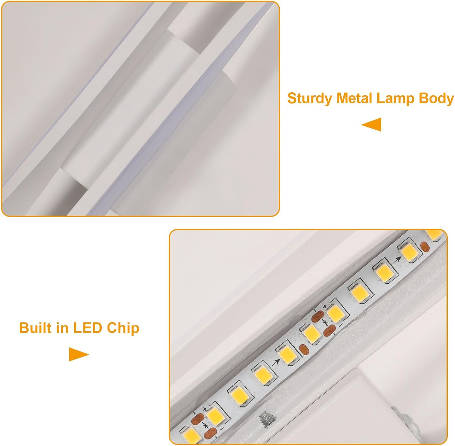 Comely Applique Murale Intérieure, Lampe LED Murale Moderne 16W 1800LM, Éclairage Acrylique Luminaire Mural pour Chambre, Salon, Salle à Manger, Couloir, Escalier, 3000K Lumière Chaude
