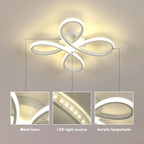 Ceiling Light - White Aluminium Frame, Natural Light