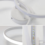 Ceiling Light - White Aluminium Frame, White Light