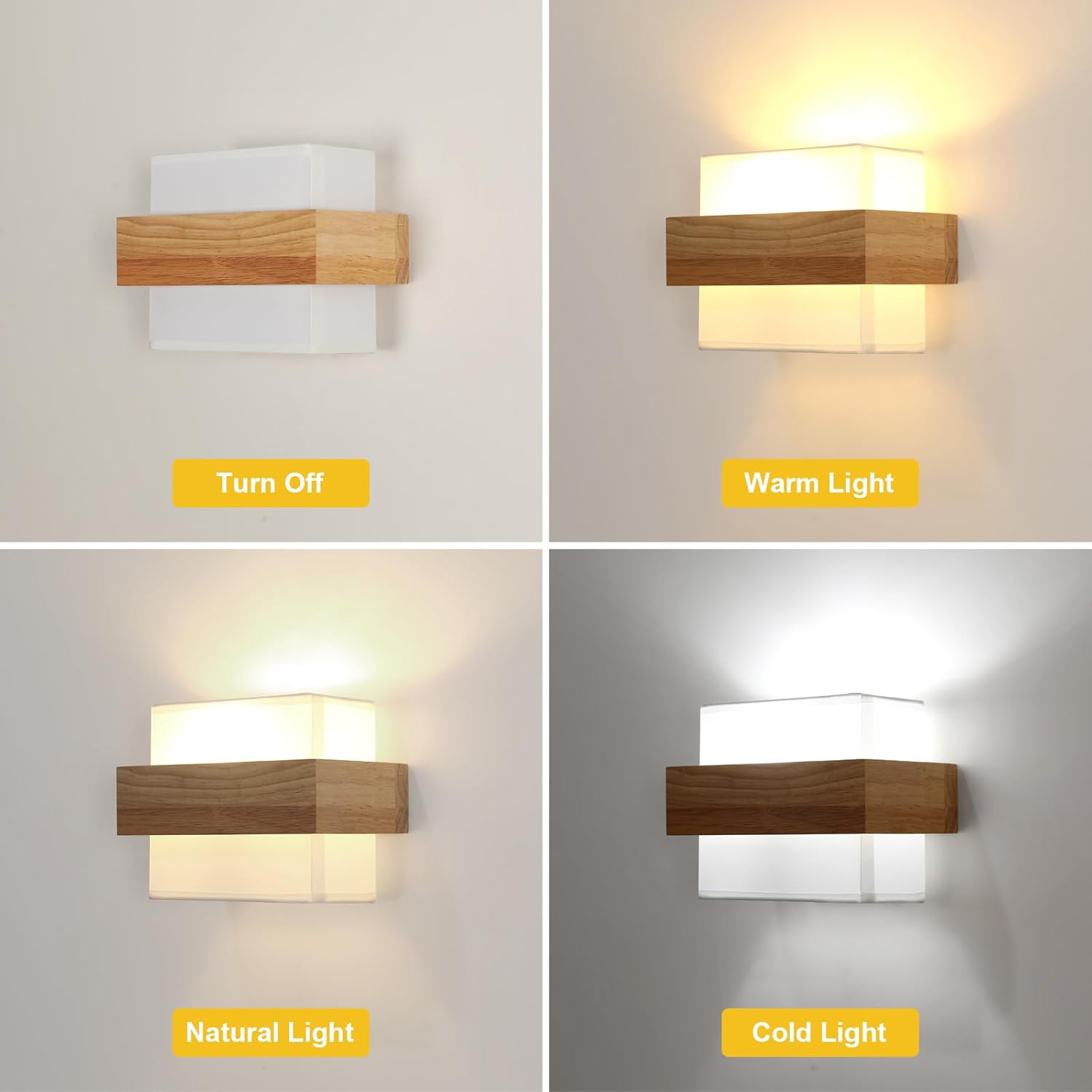 Wall Light - Wood Frame