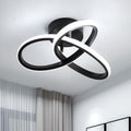 Ceiling Light - Black Aluminium Frame, White Light