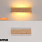 Wall Light - Wood Plastic Frame, Warm Light