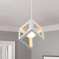 Chandeliers - White Metal Frame