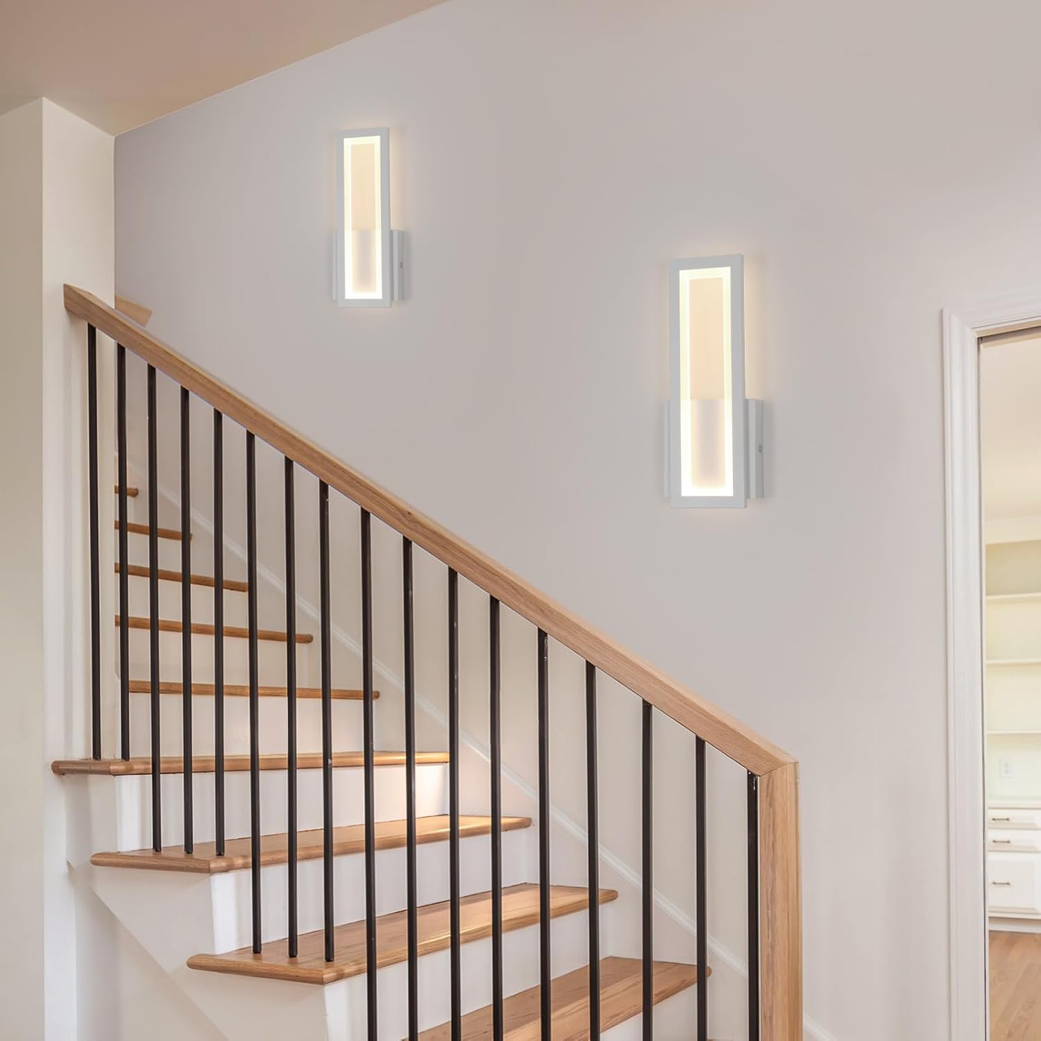 Wall Light - White Acrylic Frame, Tunable