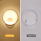 Wall Light - White Aluminium Frame, Warm Light