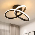 Ceiling Light - Black Aluminium Frame, Warm Light