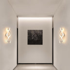Wall Light - White Aluminium Frame, Warm Light